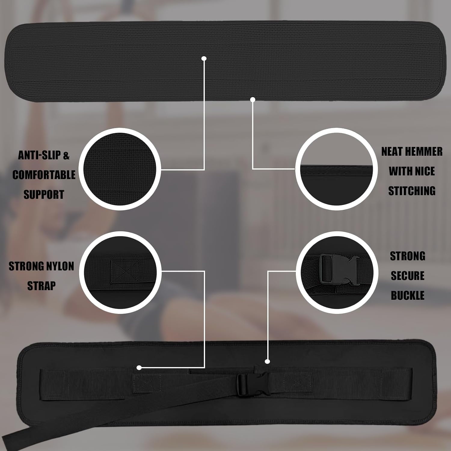  Hip Thrust Belt for Dumbbells